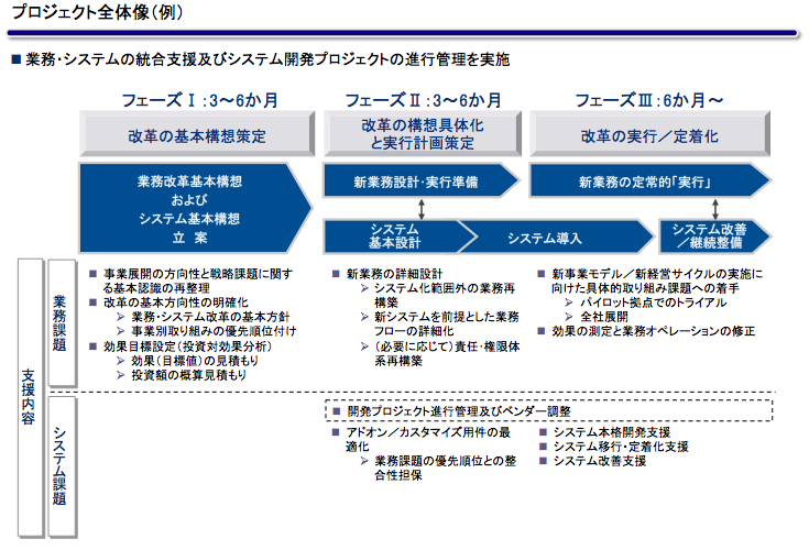 プロジェクトの進め方（例）